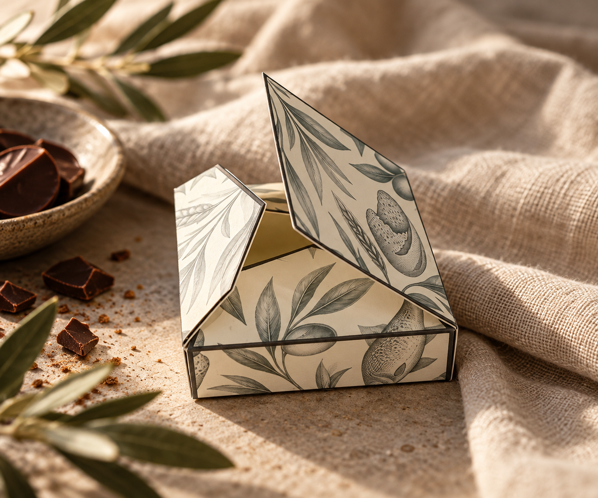 Chocolate Box - Fish & Bread Design