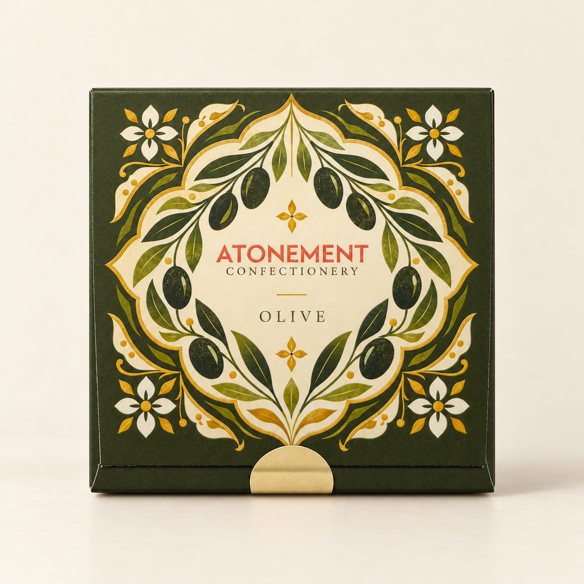 Olive Milk Chocolate Gift Box