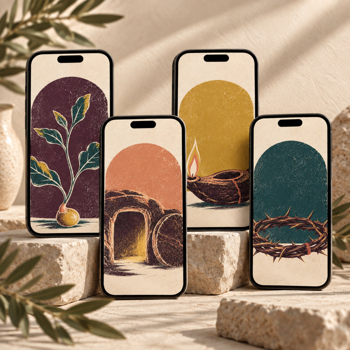 Sacred Symbols | Phone Wallpaper Set